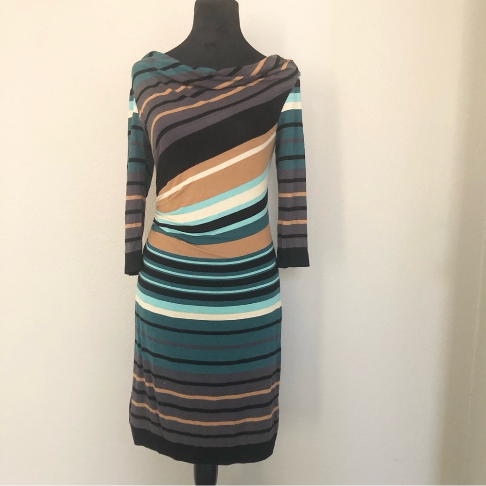 Striped Multicolor Women's Dress